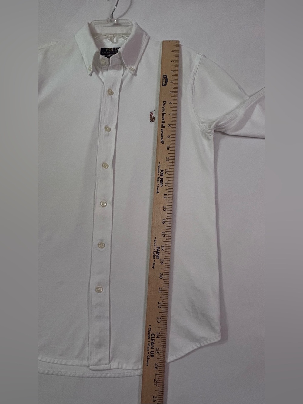 Polo by Ralph Lauren Knit White Long-Sleeve Button-Down Oxford Embroidered Pony - Picture 13 of 13